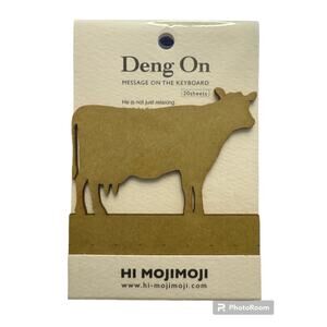 Cow Stationary Discontinued Japanese Hi Mojimoji Deng On Keyboard Memo Notes